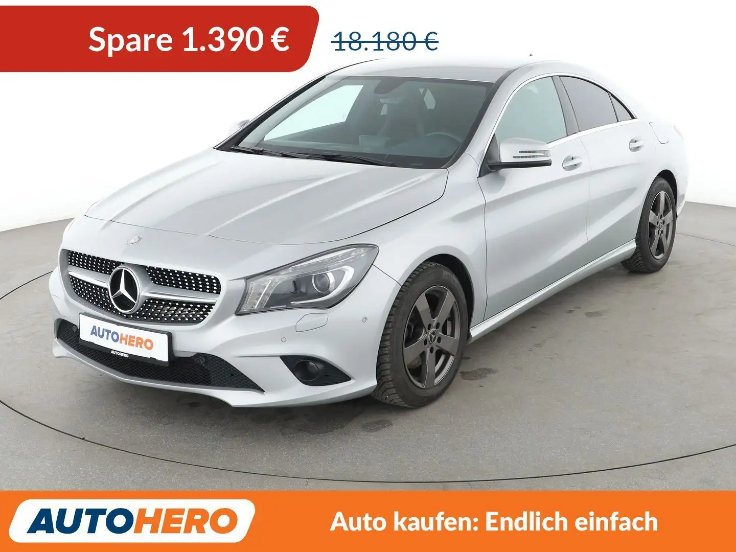 Mercedes-Benz CLA 200 CLA 200 Urban*NAVI*XENON*TEMPO*CAM* Silber - 1