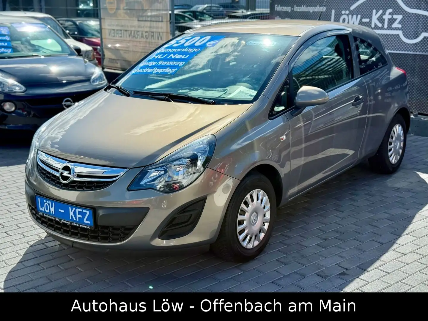 Opel Corsa D Selection TÜV NEU SCHECKHEFT ALLWETTERRE Grau - 2