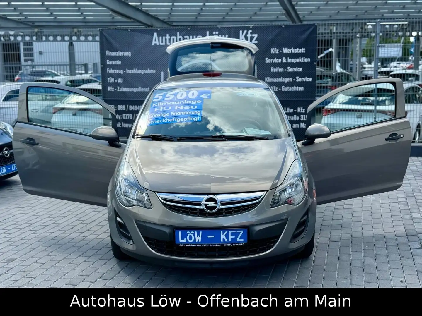 Opel Corsa D Selection TÜV NEU SCHECKHEFT ALLWETTERRE Grau - 1