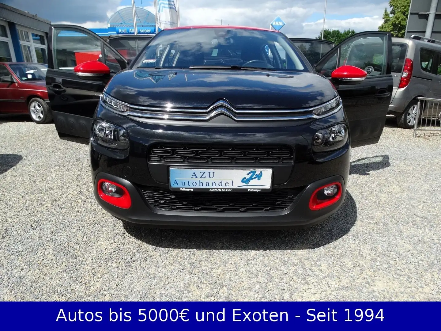 Citroen C3 PureTech 110 - Automatik - 1.Hand - Wenig KM Schwarz - 2