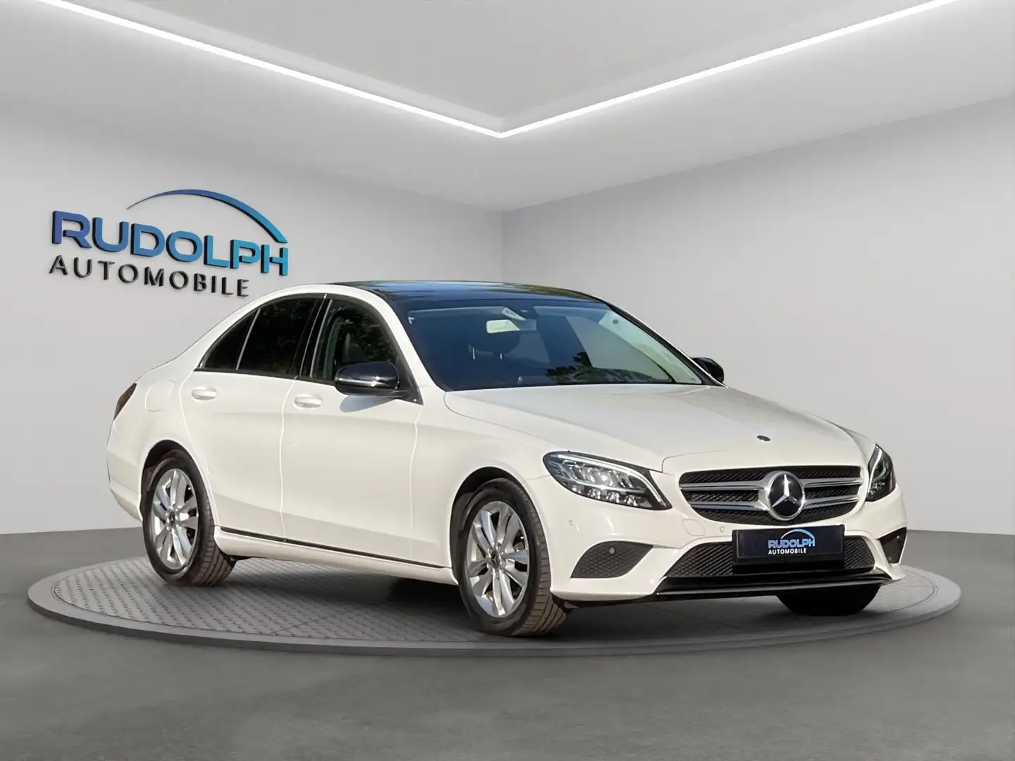 Mercedes-Benz C 180 AUTOMATIK KAM LED SO+WI. TÜV NEU GARANTIE Blanc - 1
