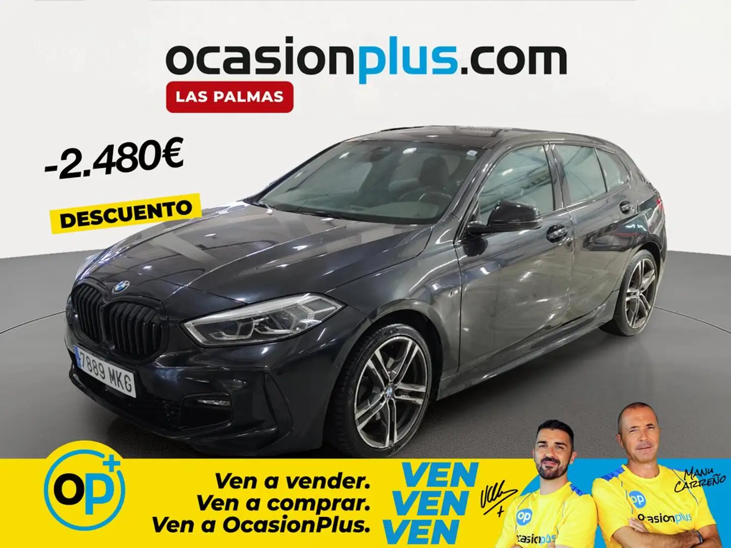 BMW 118 118dA Negro - 1