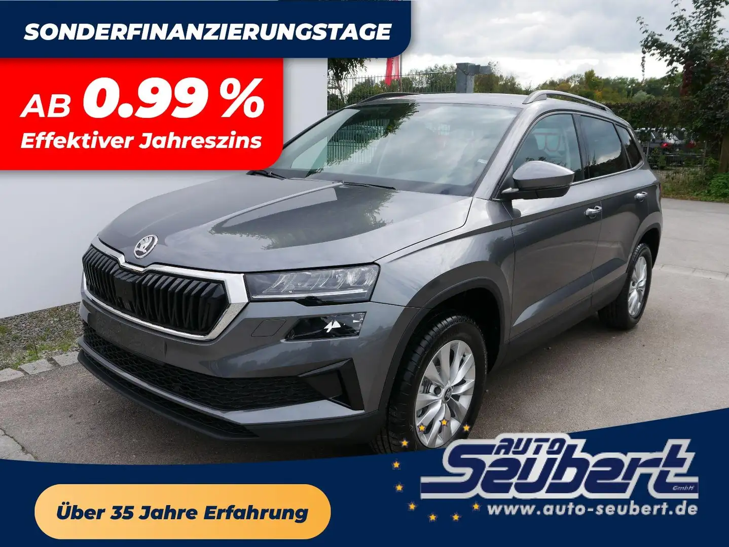 Skoda Karoq Selection 130 Jahre Edition 1,5 TSI DSG*NAVI-ÜBER- Grau - 1