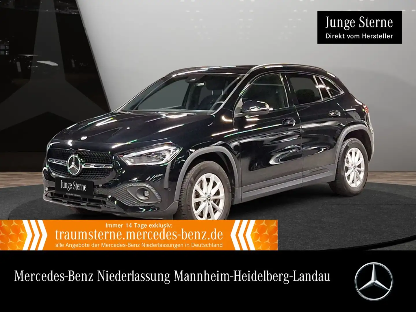 Mercedes-Benz GLA 250 e PROGRESSIVE+NIGHT+AHK+MULTIBEAM+8G Schwarz - 1