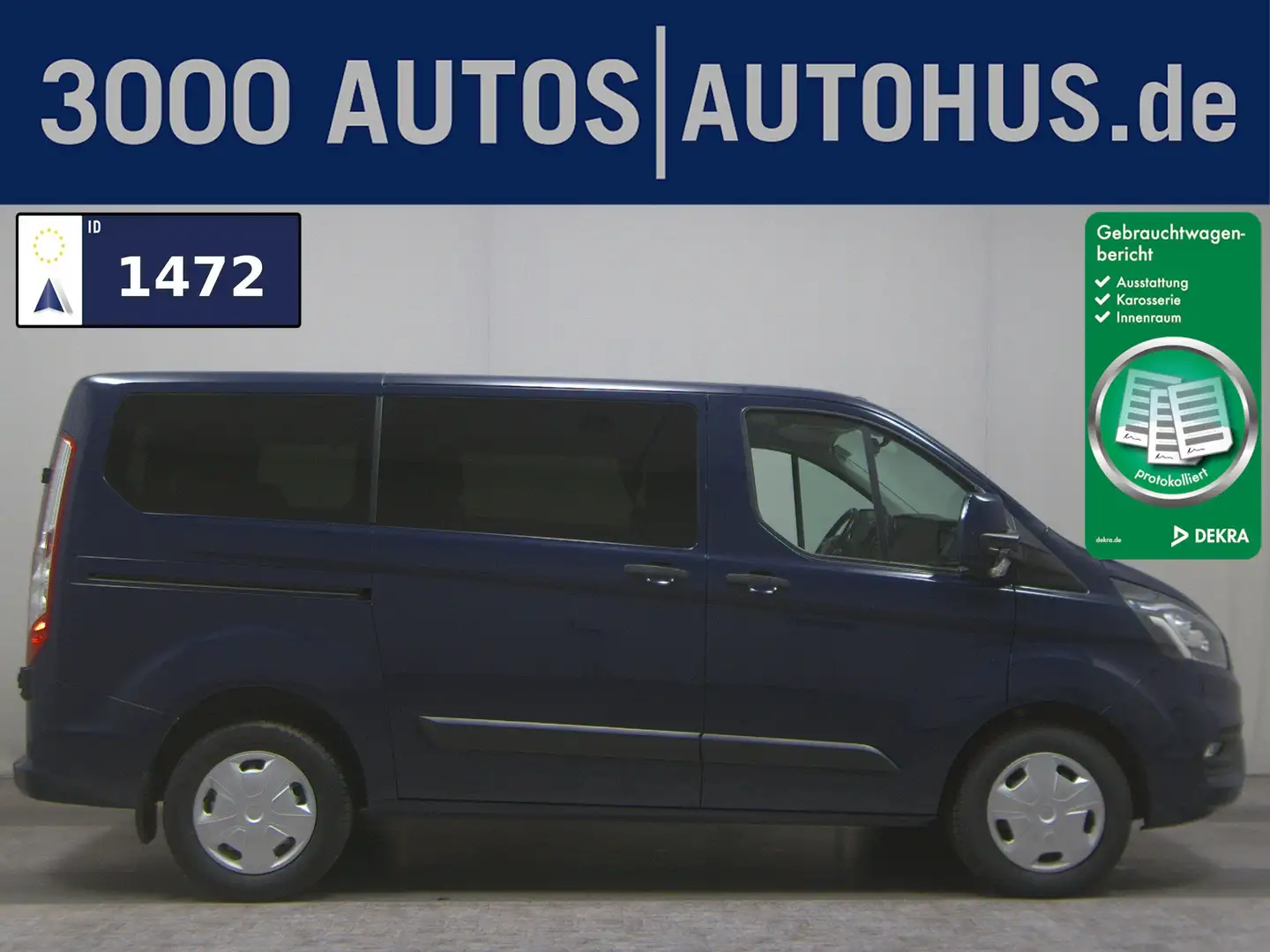 Ford Transit Custom 2.0 TDCi Trend L1 8-Sitze StHzg Albastru - 1