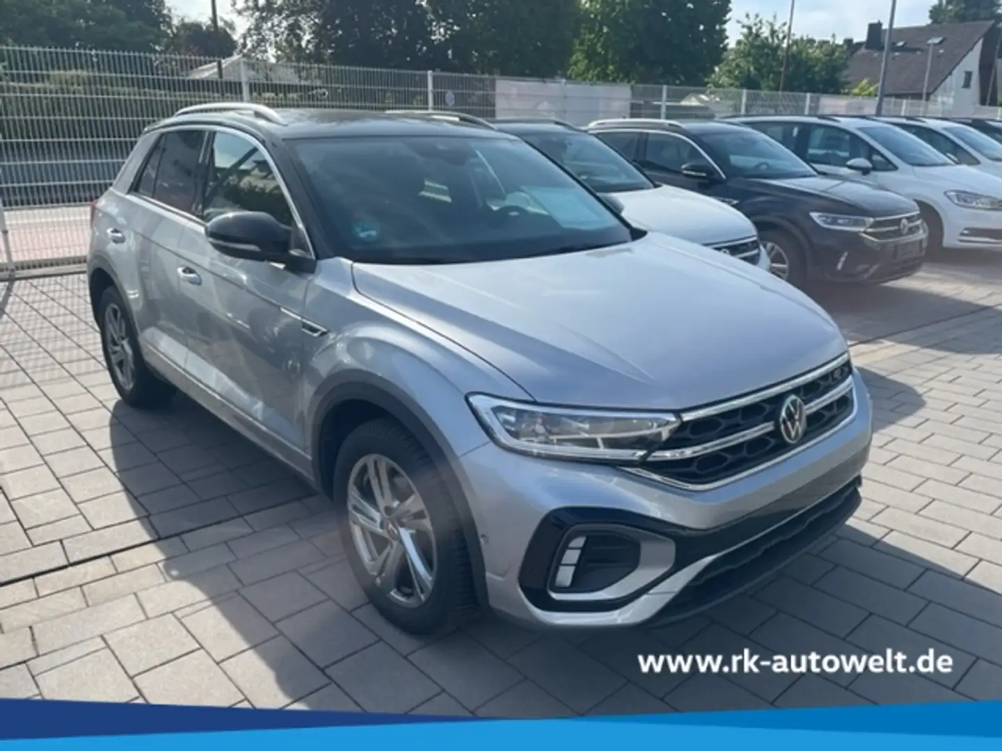 Volkswagen T-Roc R-Line 2.0 TDI Sportpaket AHK-abnehmbar Navi digit Argent - 1