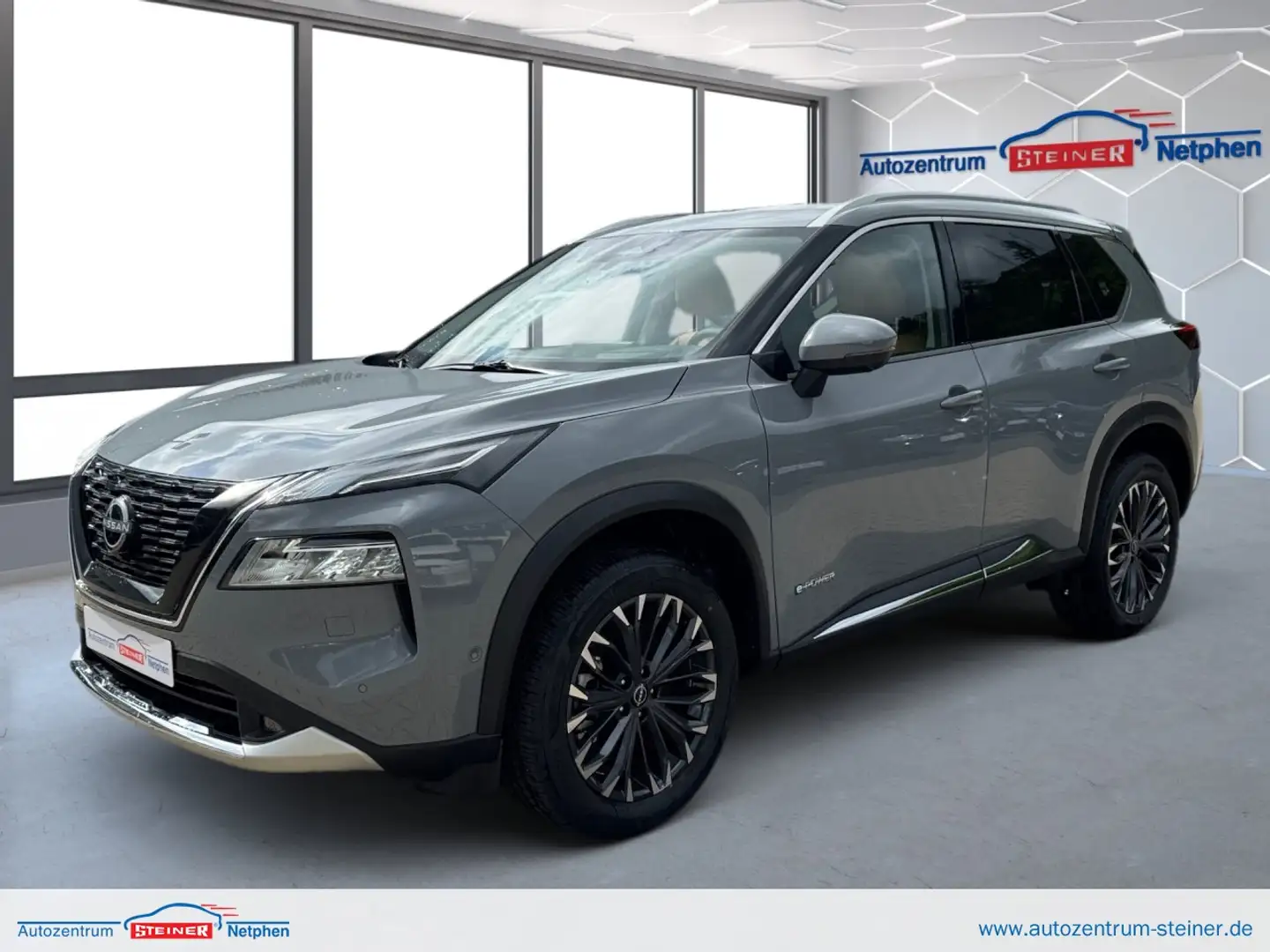 Nissan X-Trail Tekna Plus FL e-POWER 4x4 +5-Sitze Voll! Klima Grau - 1