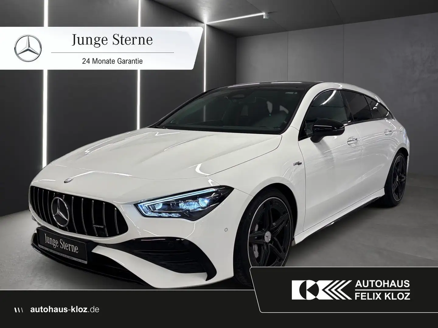 Mercedes-Benz CLA 35 4M SB AMG*Pano*Burmester*Totwinkel*Night* Weiß - 1