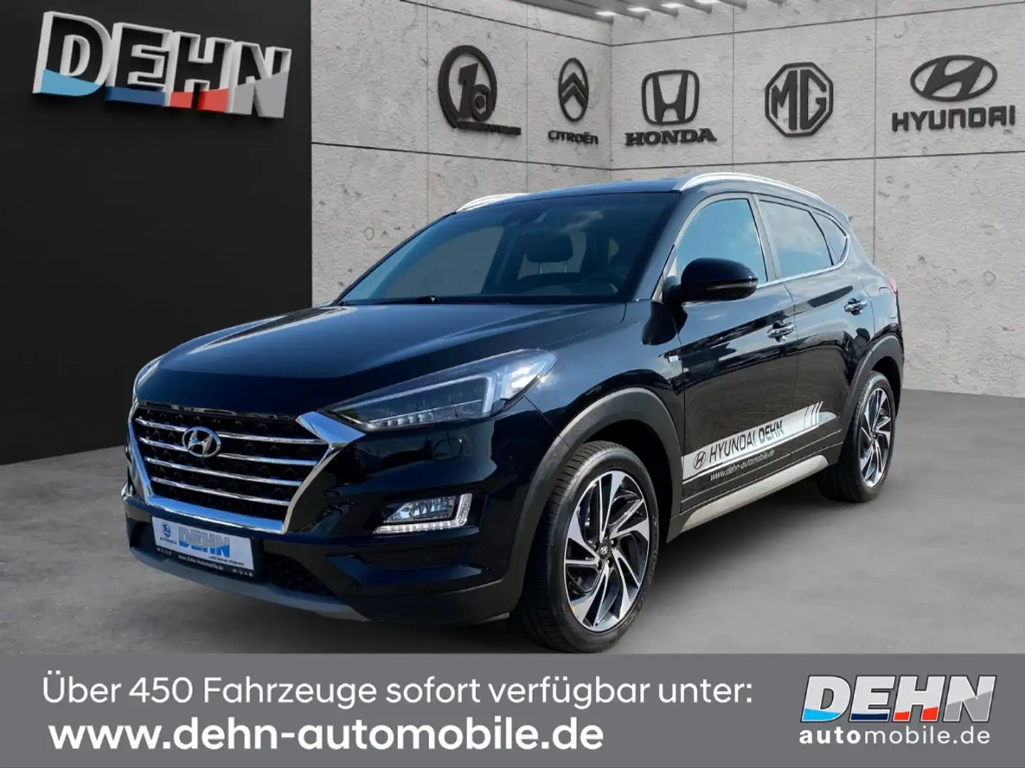 Hyundai TUCSON 2.0 CRDi MHD 4WD 8AT Premium LED 360 Schwarz - 2