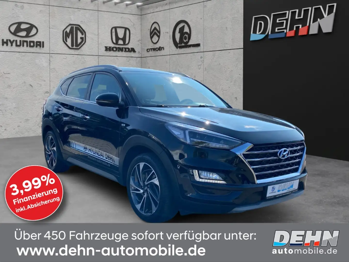 Hyundai TUCSON 2.0 CRDi MHD 4WD 8AT Premium LED 360 Schwarz - 1