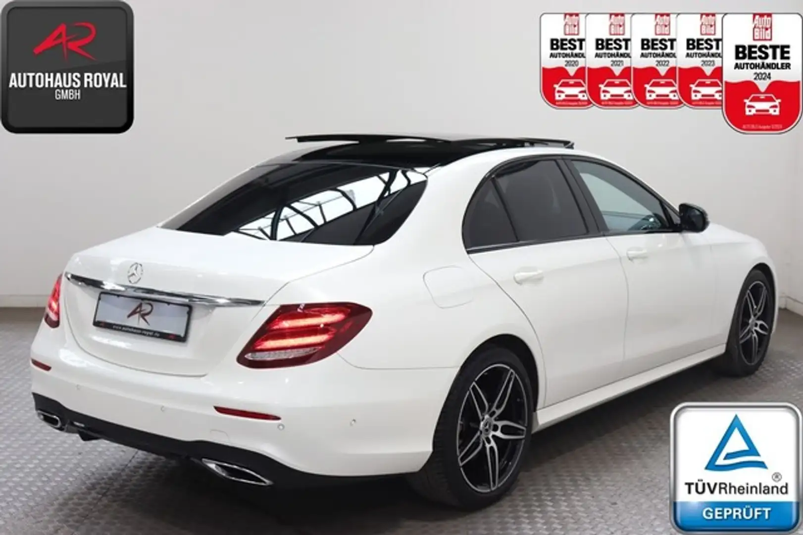 Mercedes-Benz E 200 d AMG NIGHT DIAMANTWEISS,DISTRO,PANO,AHK Bílá - 2