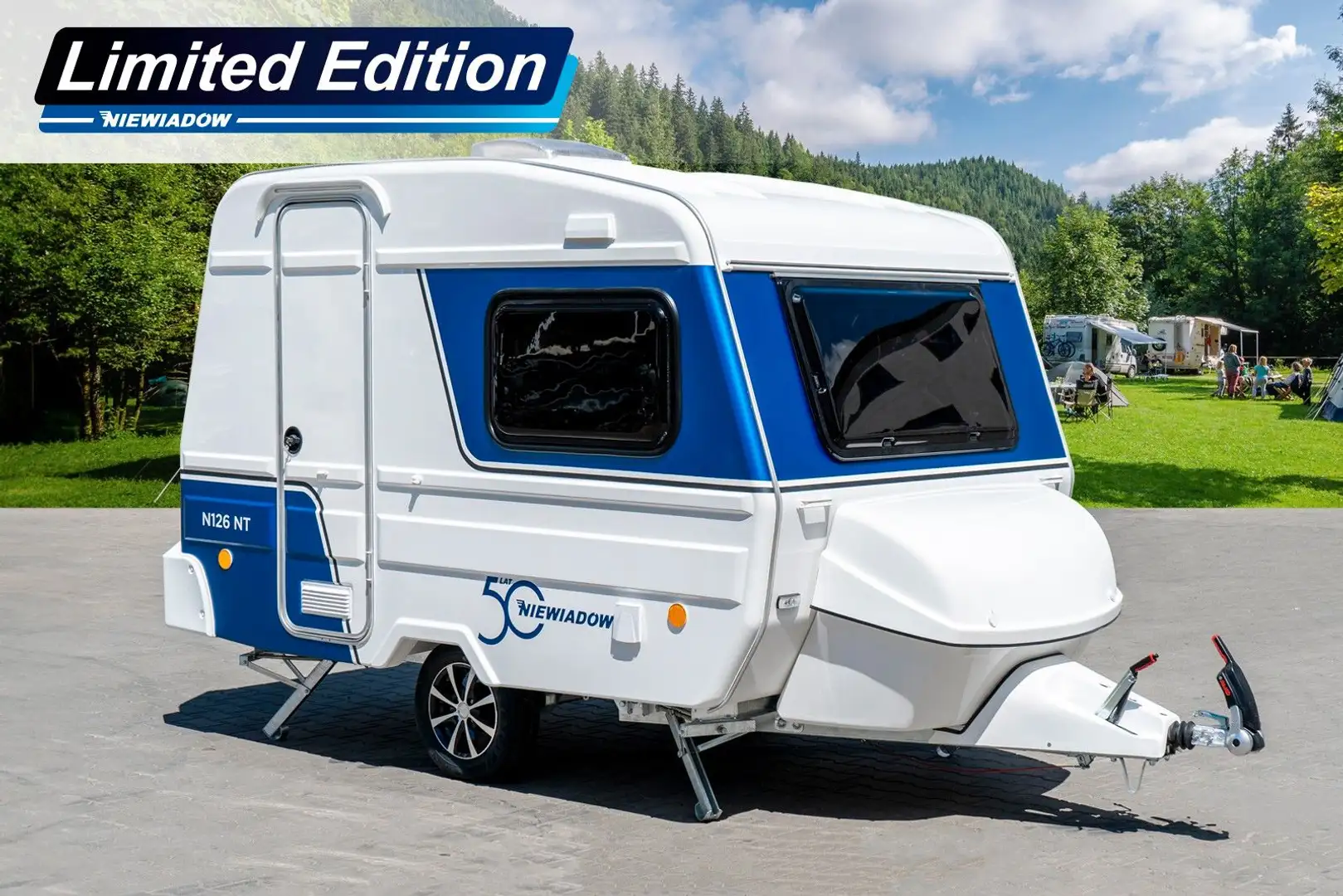 Niewiadow LIMITED EDITION! Wohnwagen 305x195x181cm 850kgGG Weiß - 1