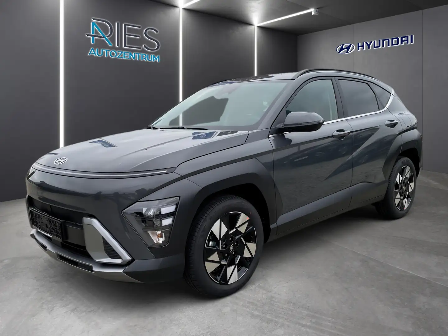 Hyundai KONA 1.6 T-GDI *NAVI*LED*CARPLAY*RVM*HAC* Grau - 1