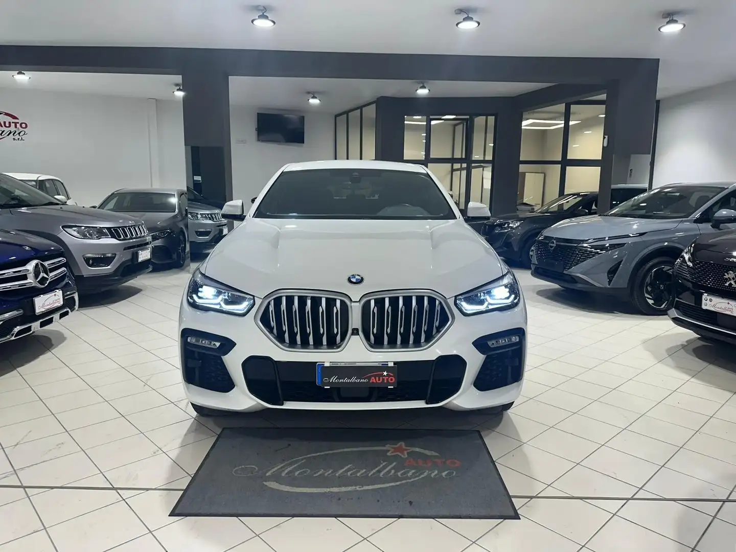 BMW X6 xDrive30d 48V Msport Blanc - 2
