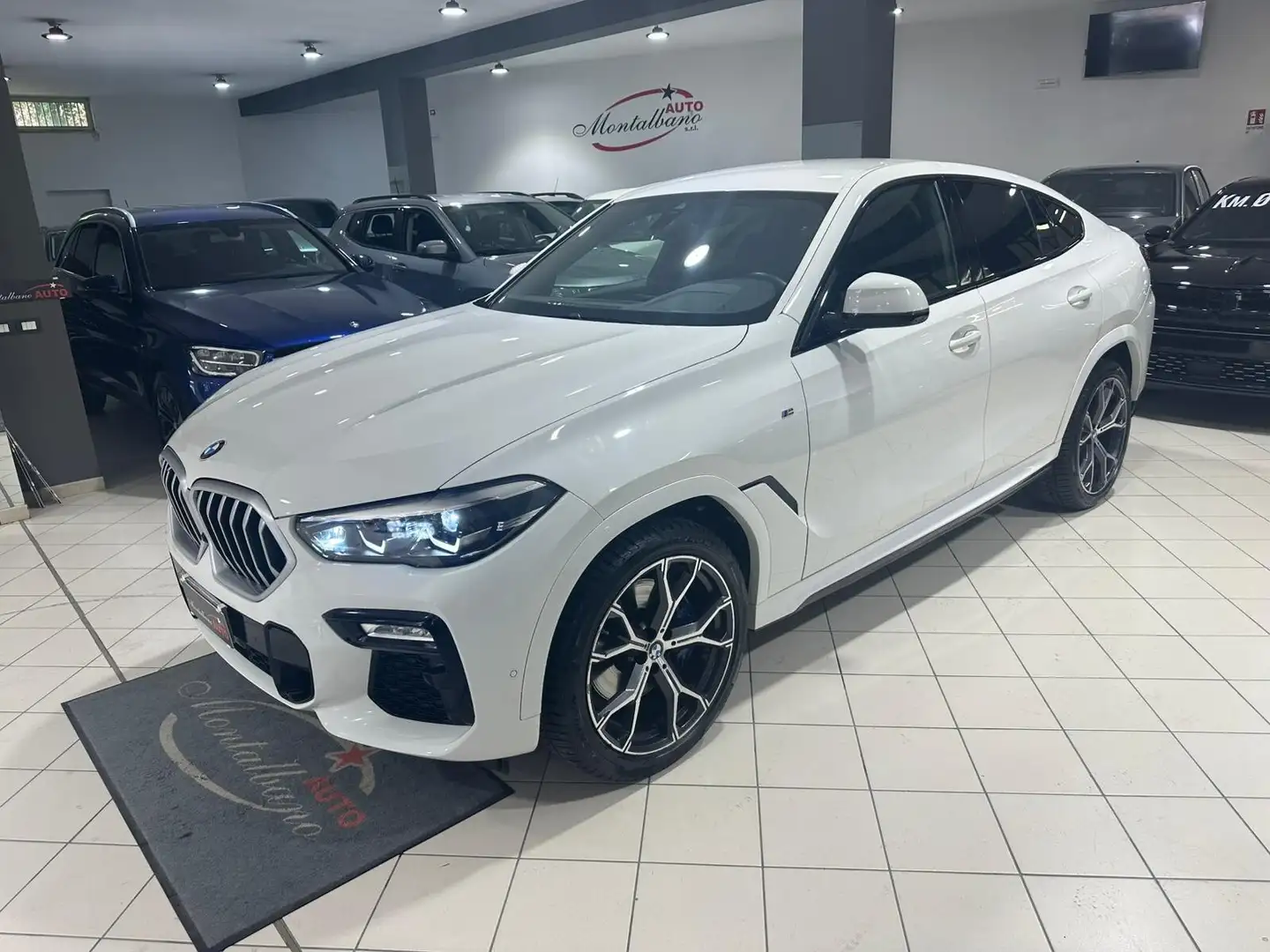 BMW X6 xDrive30d 48V Msport Blanc - 1