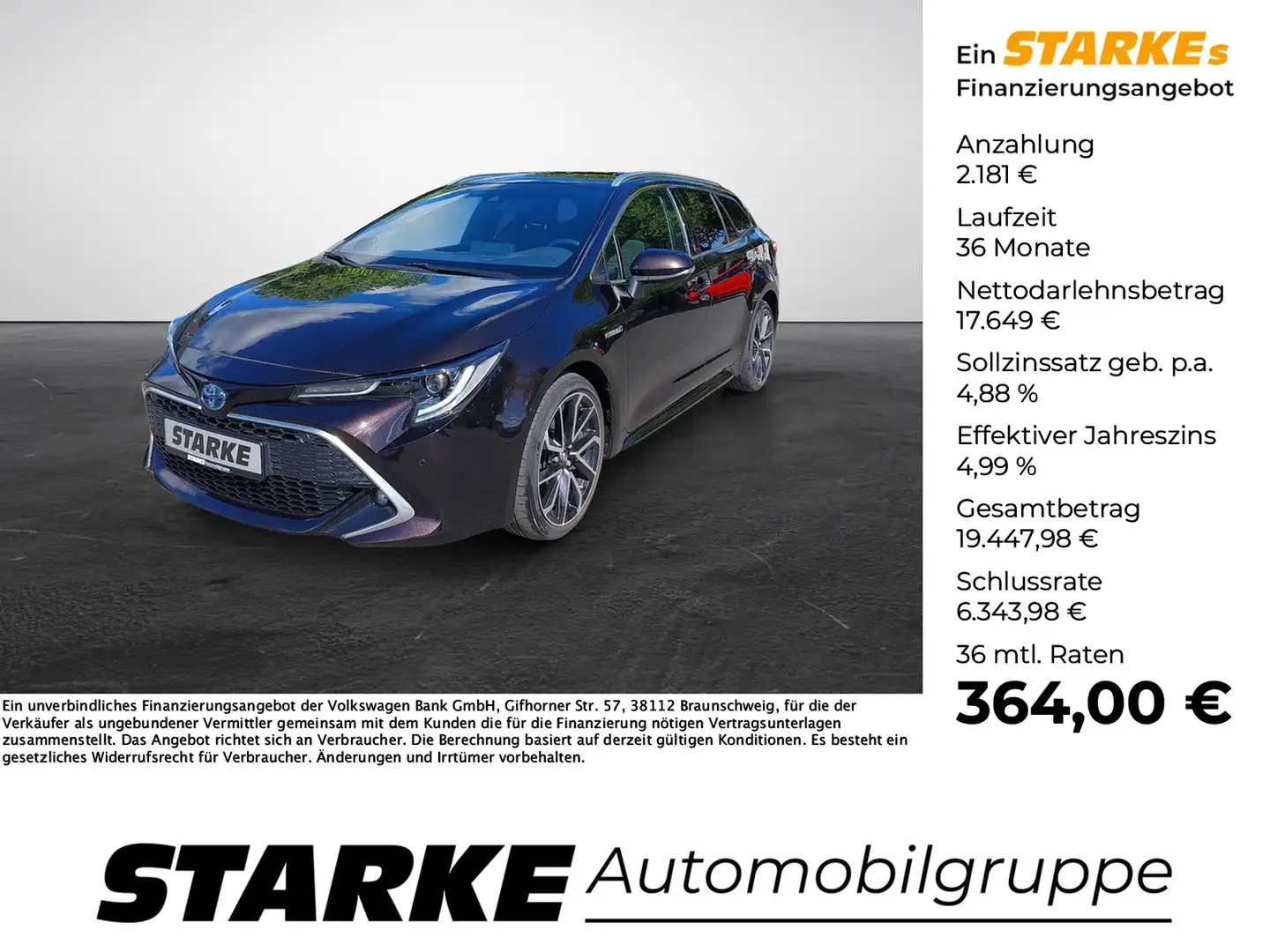 Toyota Corolla Touring Sports Hybrid 2.0 ECVT Lounge Brun - 1
