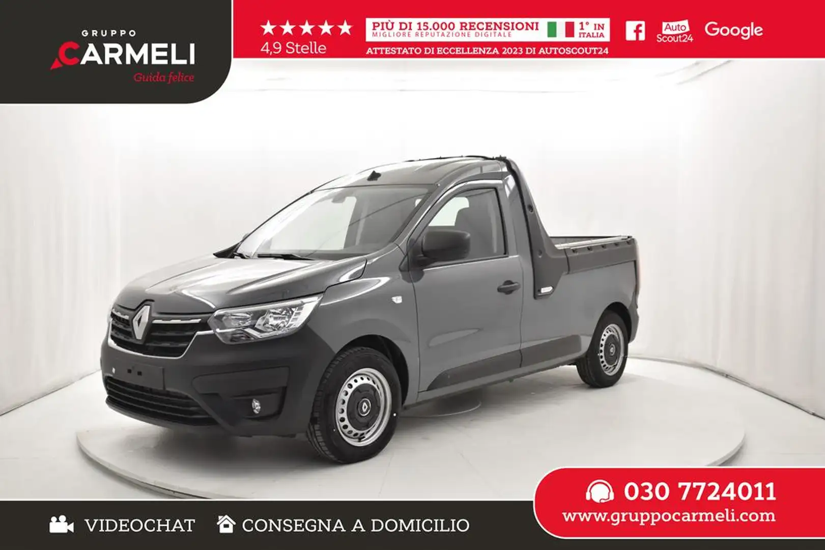 Renault Express van 1.5 Blue dci 95cv Fap KM0-AUTOCARRO-IVA Grigio - 1