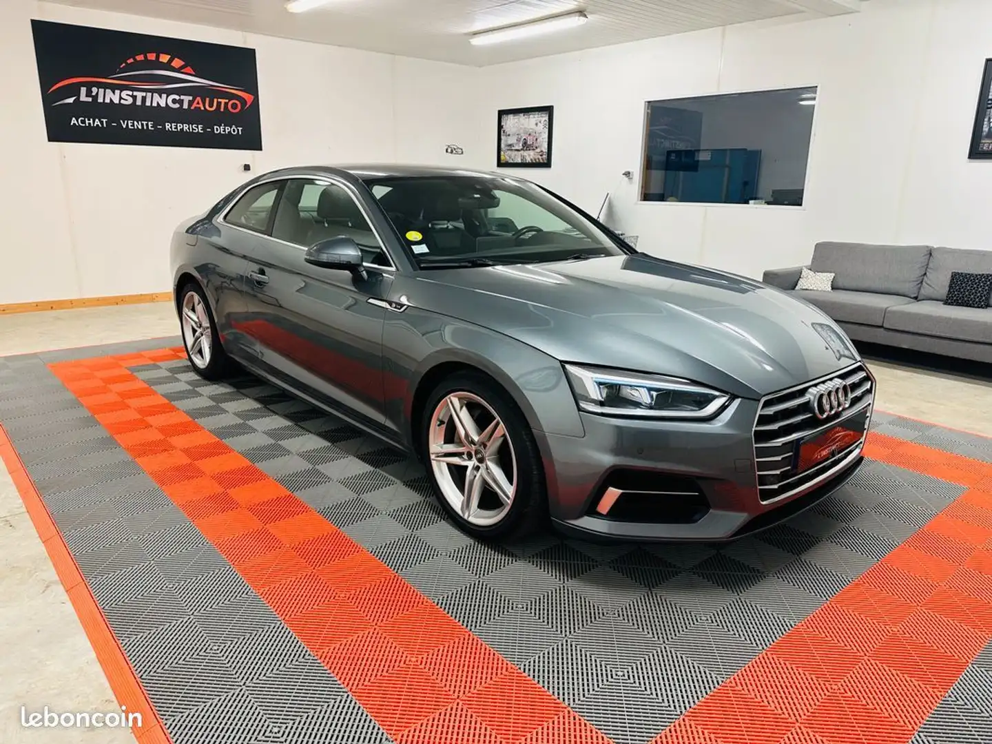 Audi A5 2.0 TDI 190 CH S-LINE COUPÉ / S TRONIC 7 Gris - 1
