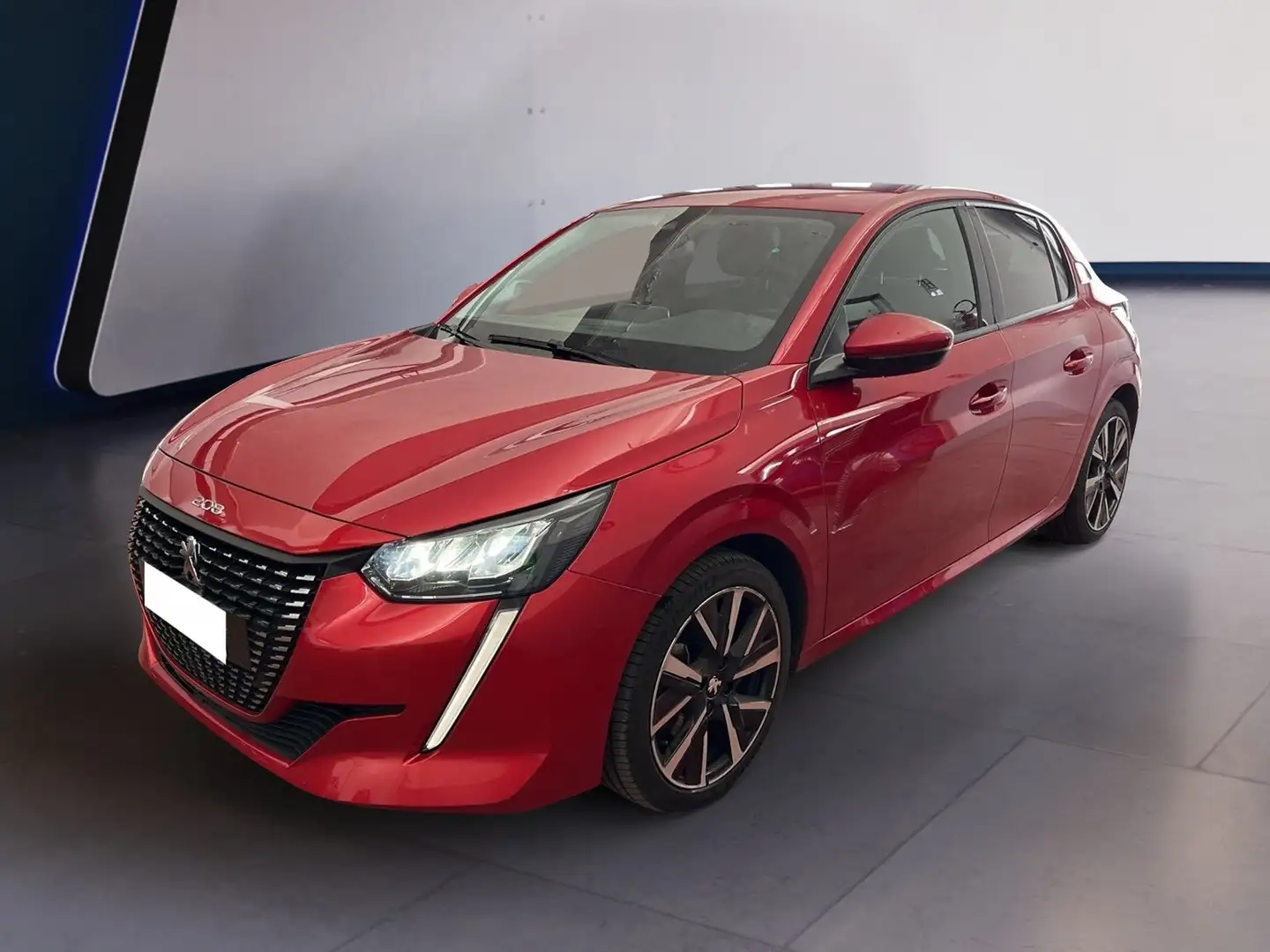 Peugeot 208 II 2019 1.2 puretech Allure s&s 100cv my20 Rosso - 2
