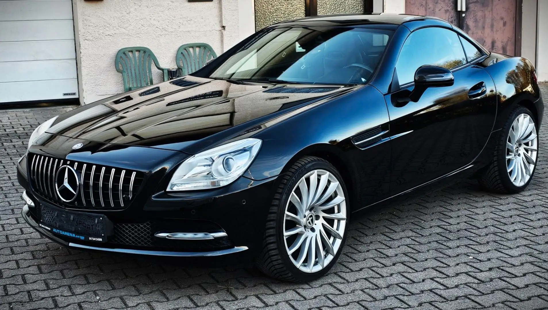 Mercedes-Benz SLK 200 Roadster TÜV / SERVICE / REIFEN NEU !!! Schwarz - 1