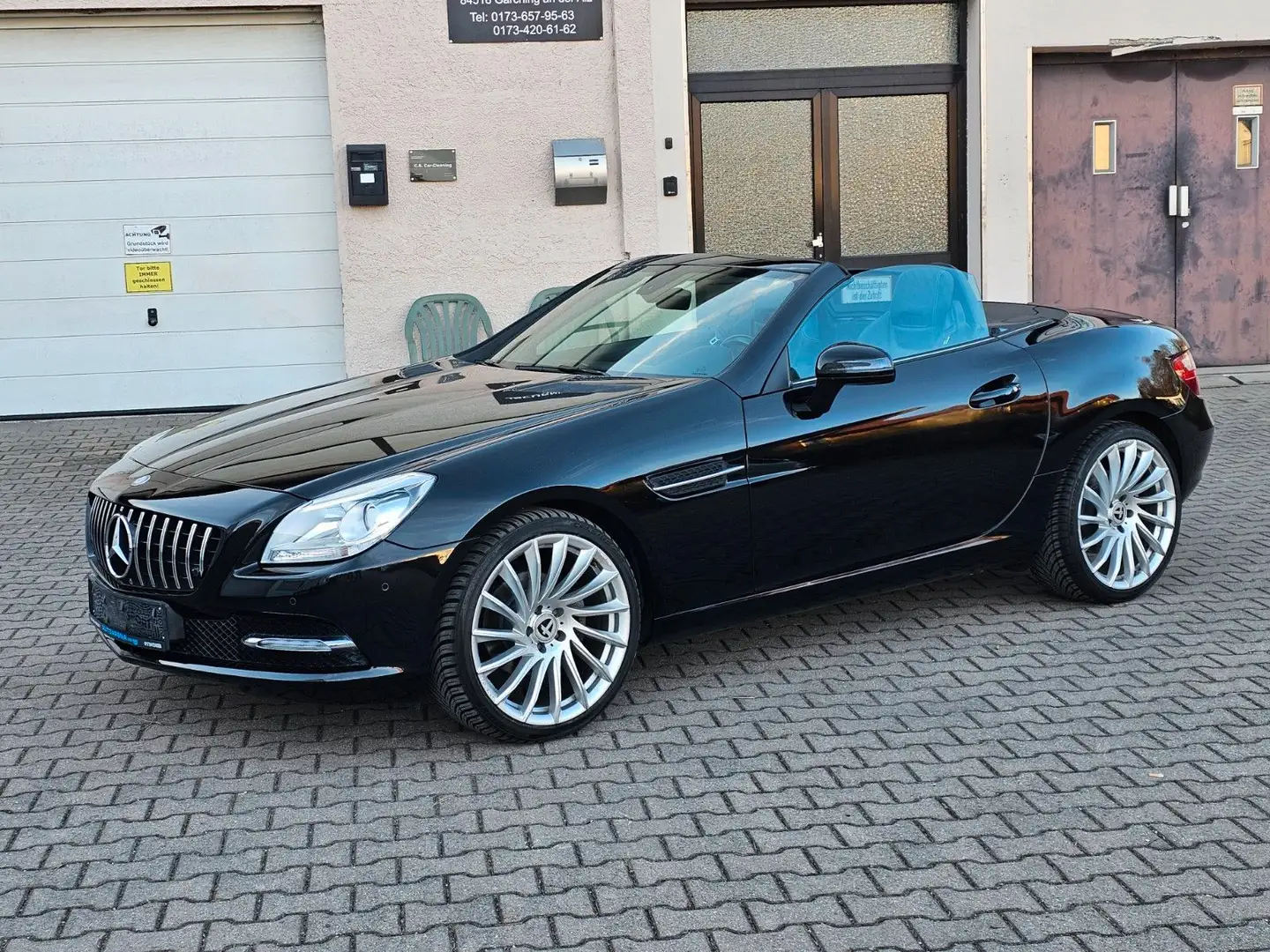 Mercedes-Benz SLK 200 Roadster TÜV / SERVICE / REIFEN NEU !!! Schwarz - 2