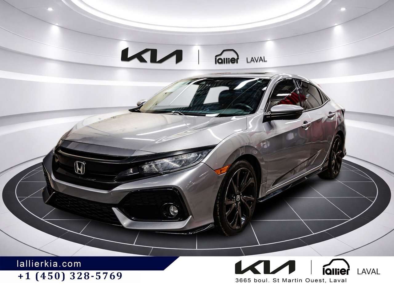 2018 Honda Civic Sport Touring | Toit ouvrant | Caméra de recul | G — снимка 1