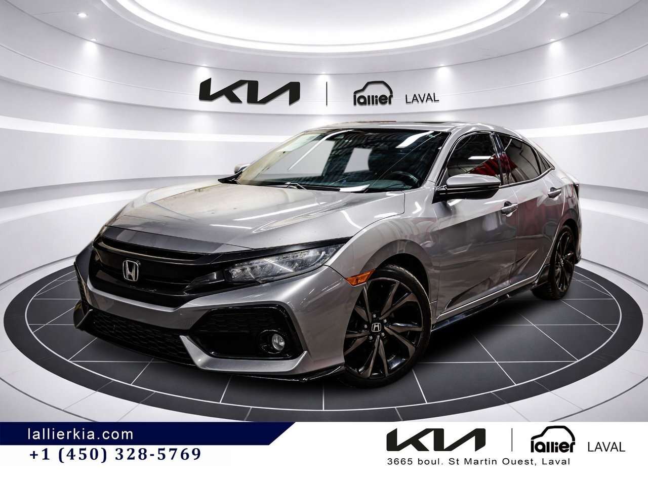 2018 Honda Civic Sport Touring | Toit ouvrant | Caméra de recul | G