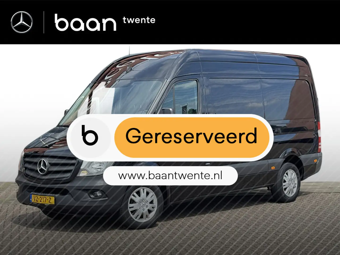 Mercedes-Benz Sprinter 313 L2H2 | Trekhaak 2,8t | Cruise | Camera | Airco Zwart - 1