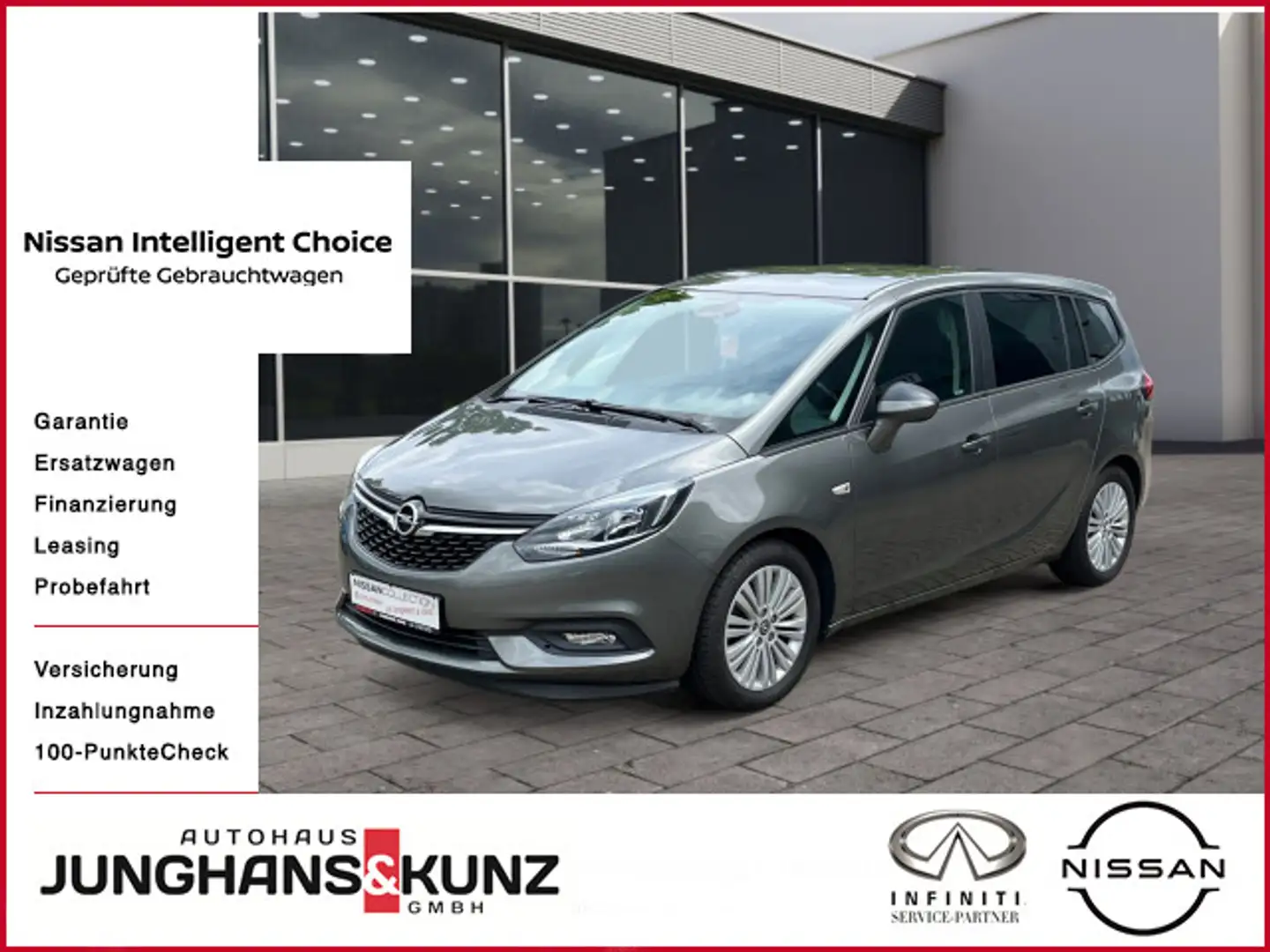 Opel Zafira 1.4 | 7 Sitze | AHZV | PDC | Winterräder Gris - 1