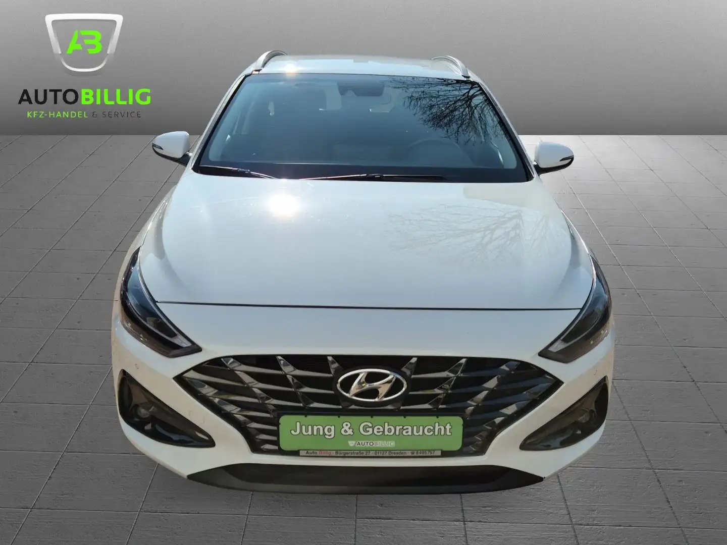 Hyundai i30 1.0 T-GDI  NAVI./ LED /Sitz+Lenkradh./ R-Cam Blanc - 2
