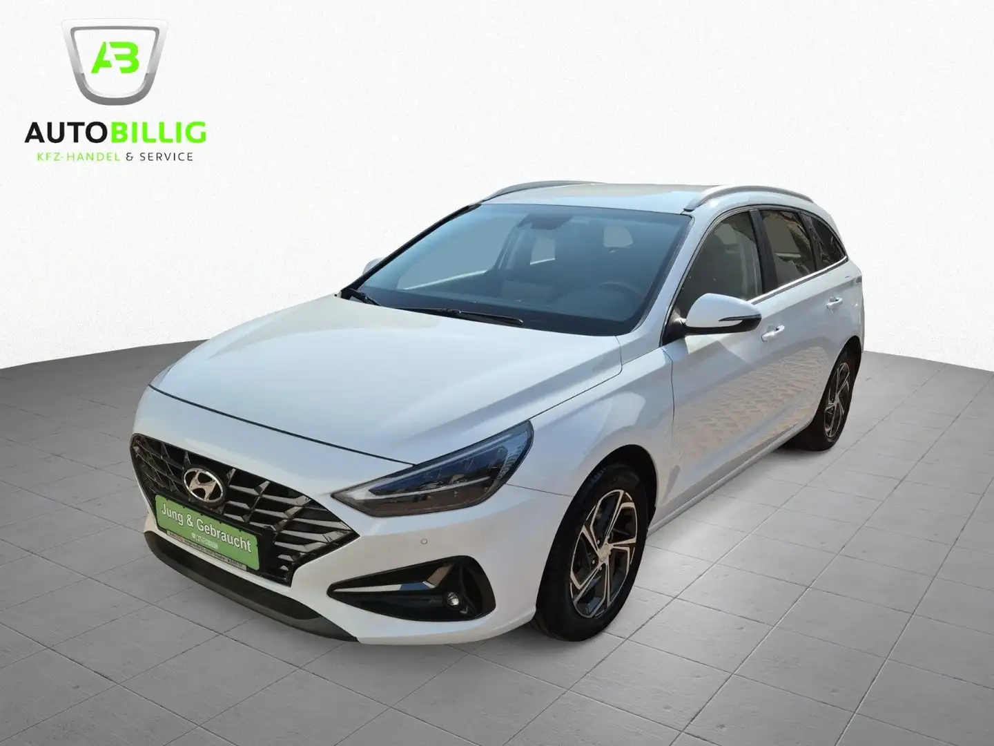 Hyundai i30 1.0 T-GDI  NAVI./ LED /Sitz+Lenkradh./ R-Cam Blanc - 1