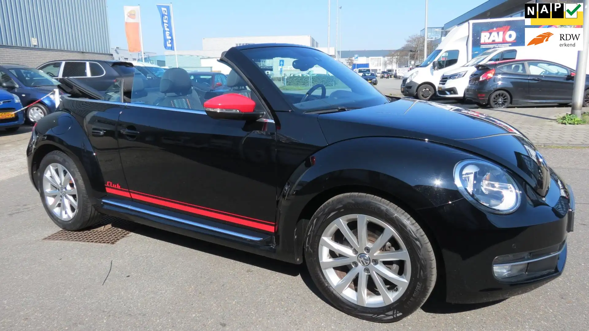 Volkswagen Beetle Cabriolet 1.2 TSI Design BlueMotion Zwart - 1