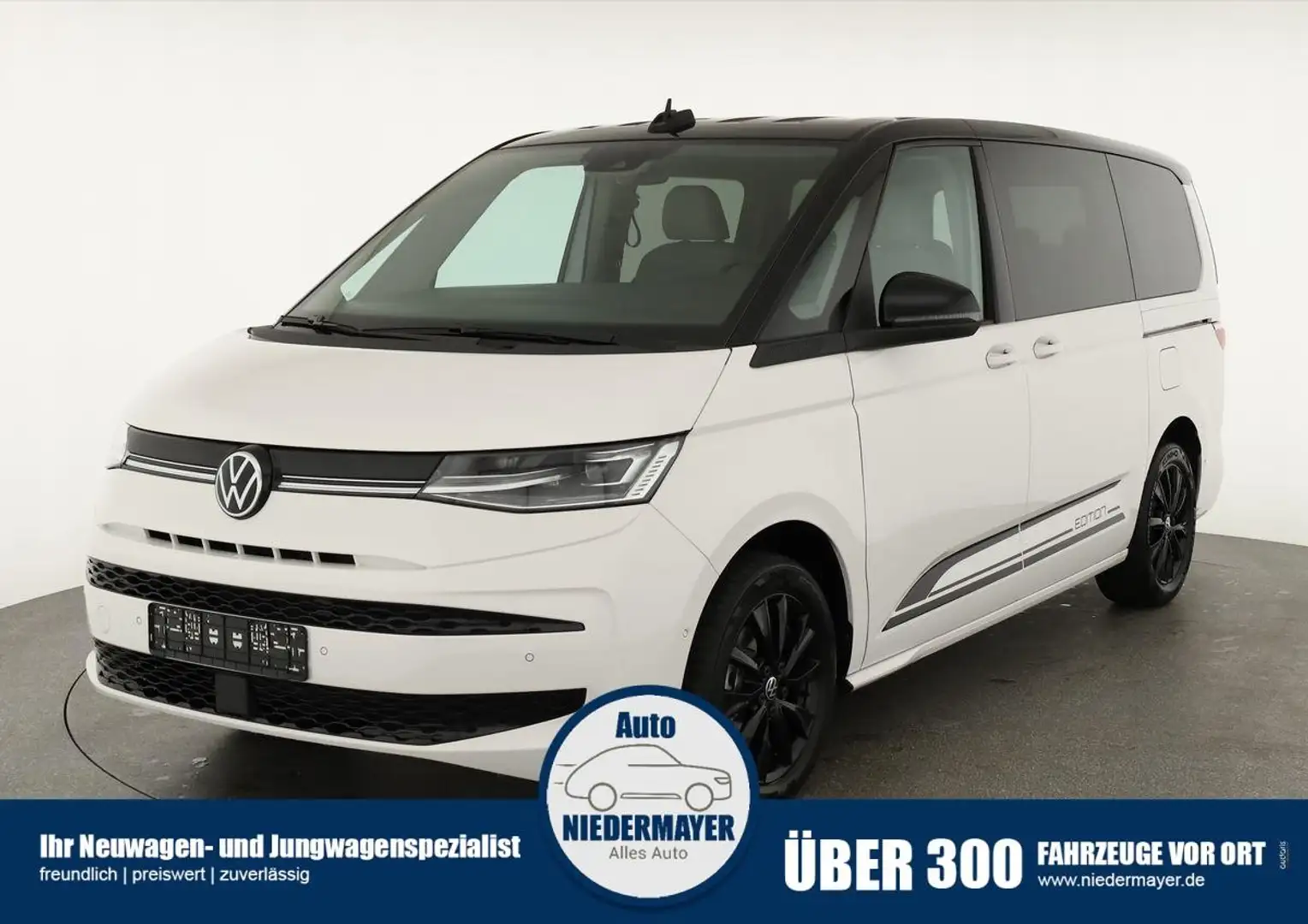Volkswagen T7 Multivan TDI DSG Edition lang, 7-Sitzer, IQ.Light, AHK, Nav Білий - 1