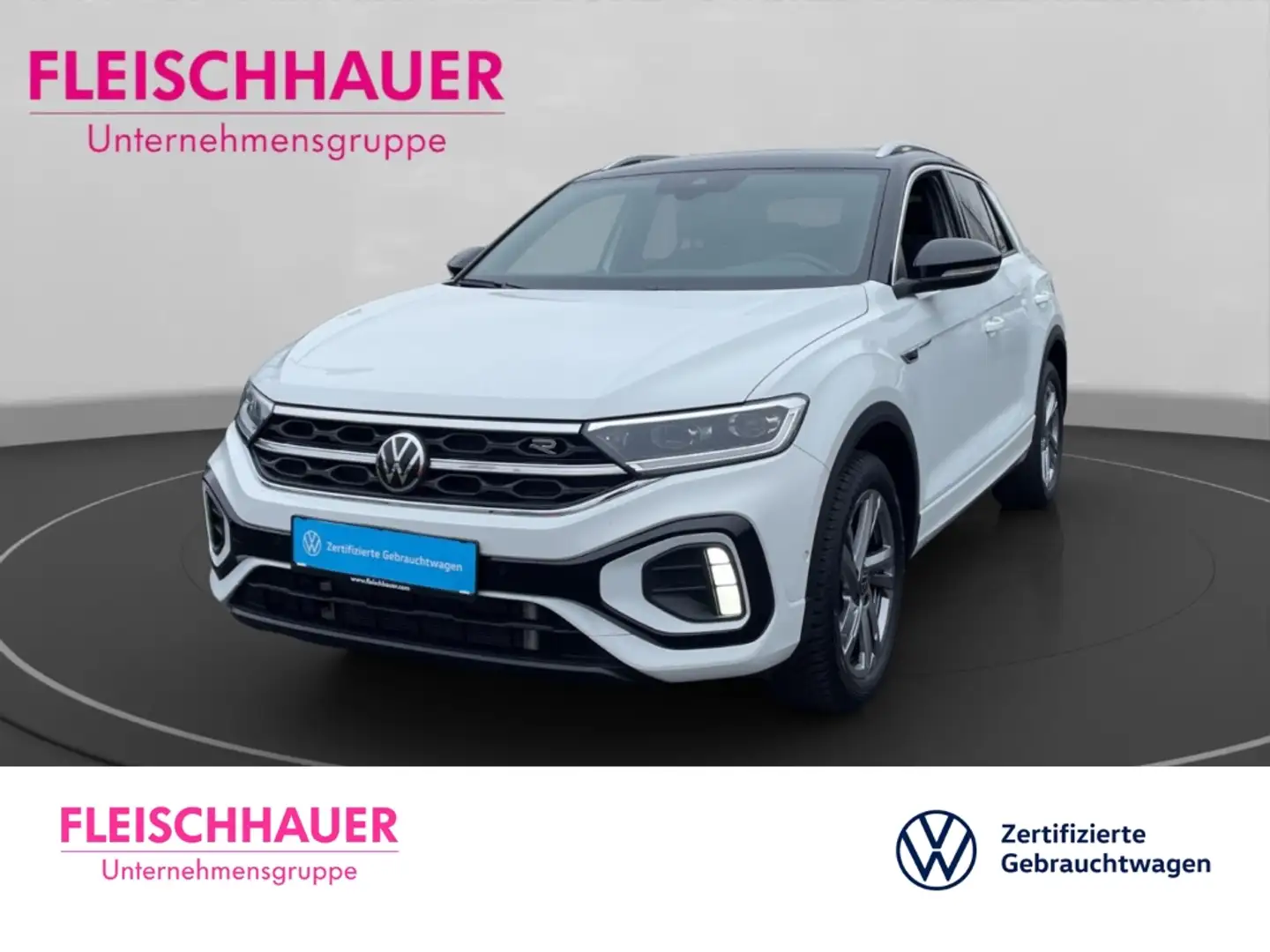 Volkswagen T-Roc R-Line TDI DSG RKF Navi VC Massagesitze Weiß - 1