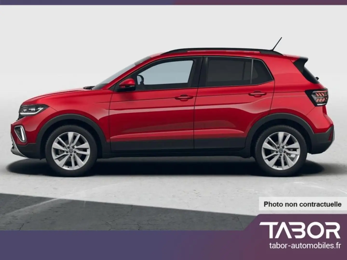 Volkswagen T-Cross 1.0 TSI 115 DSG IQ.Light 17p Rouge - 2