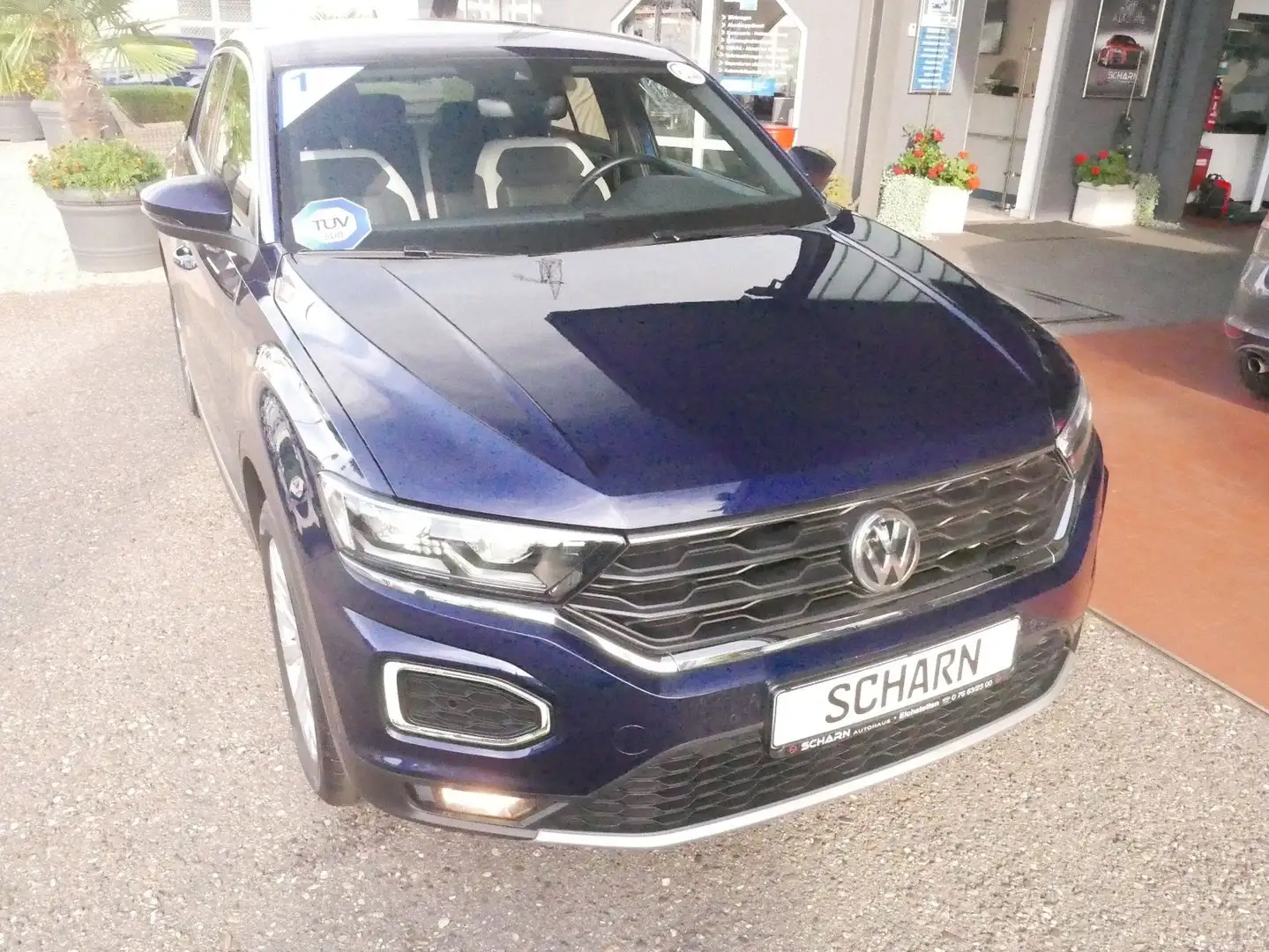 Volkswagen T-Roc Sport,11-Hand.AHK,Garantie,TOP !!! Azul - 2