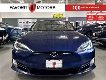 Blue 2017 Tesla Model S Sedan All-Wheel Drive Automatic