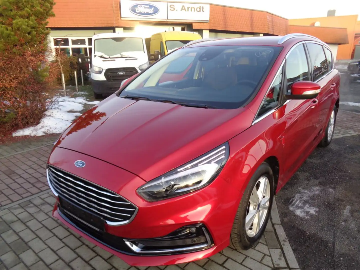 Ford S-Max 190 PS Diesel Autom. LED AHK Werksg.. bis 05/2025 Rouge - 1