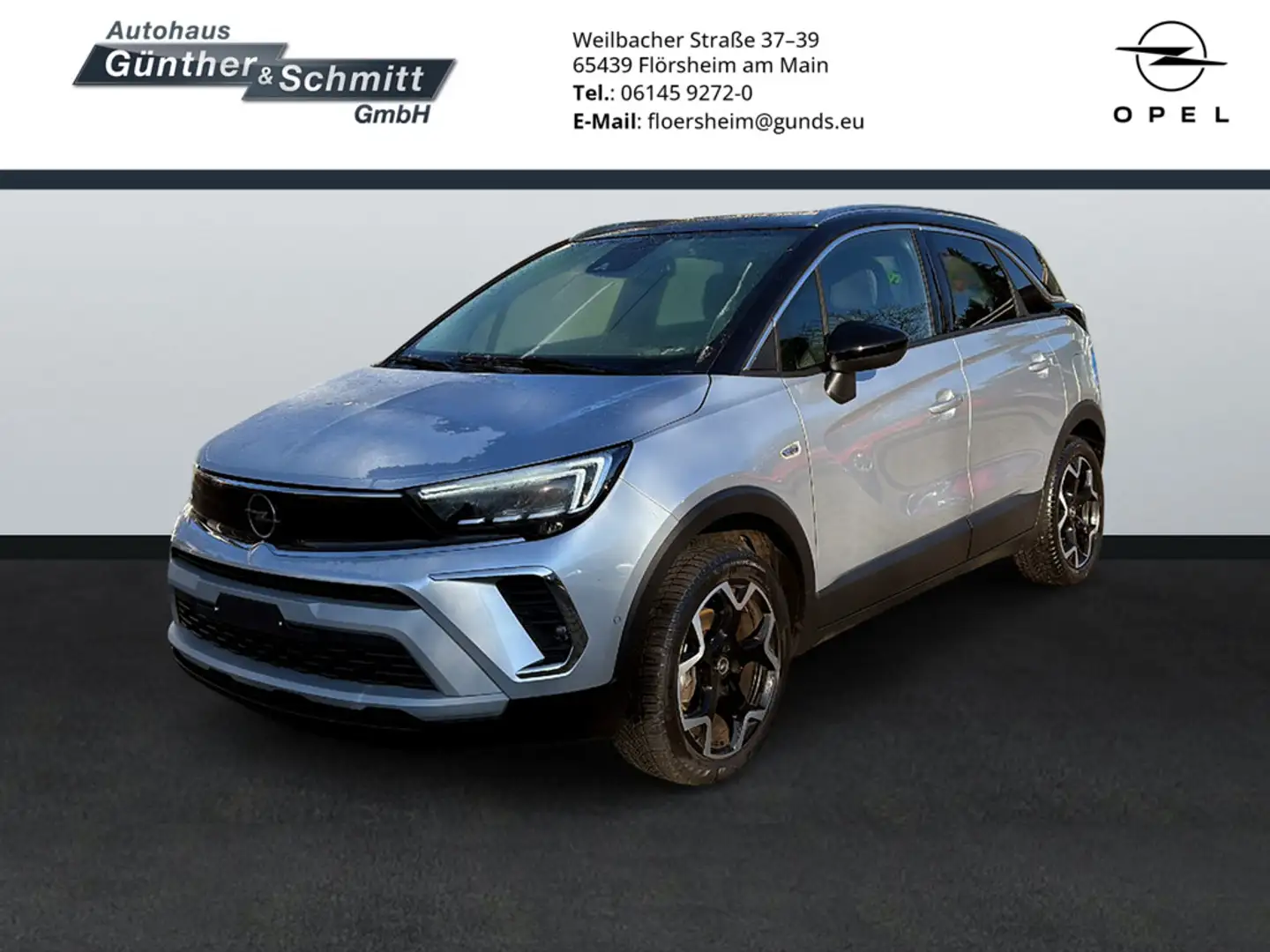 Opel Crossland 1.2 Ultimate Paket HUD PDC NAVI Argent - 1