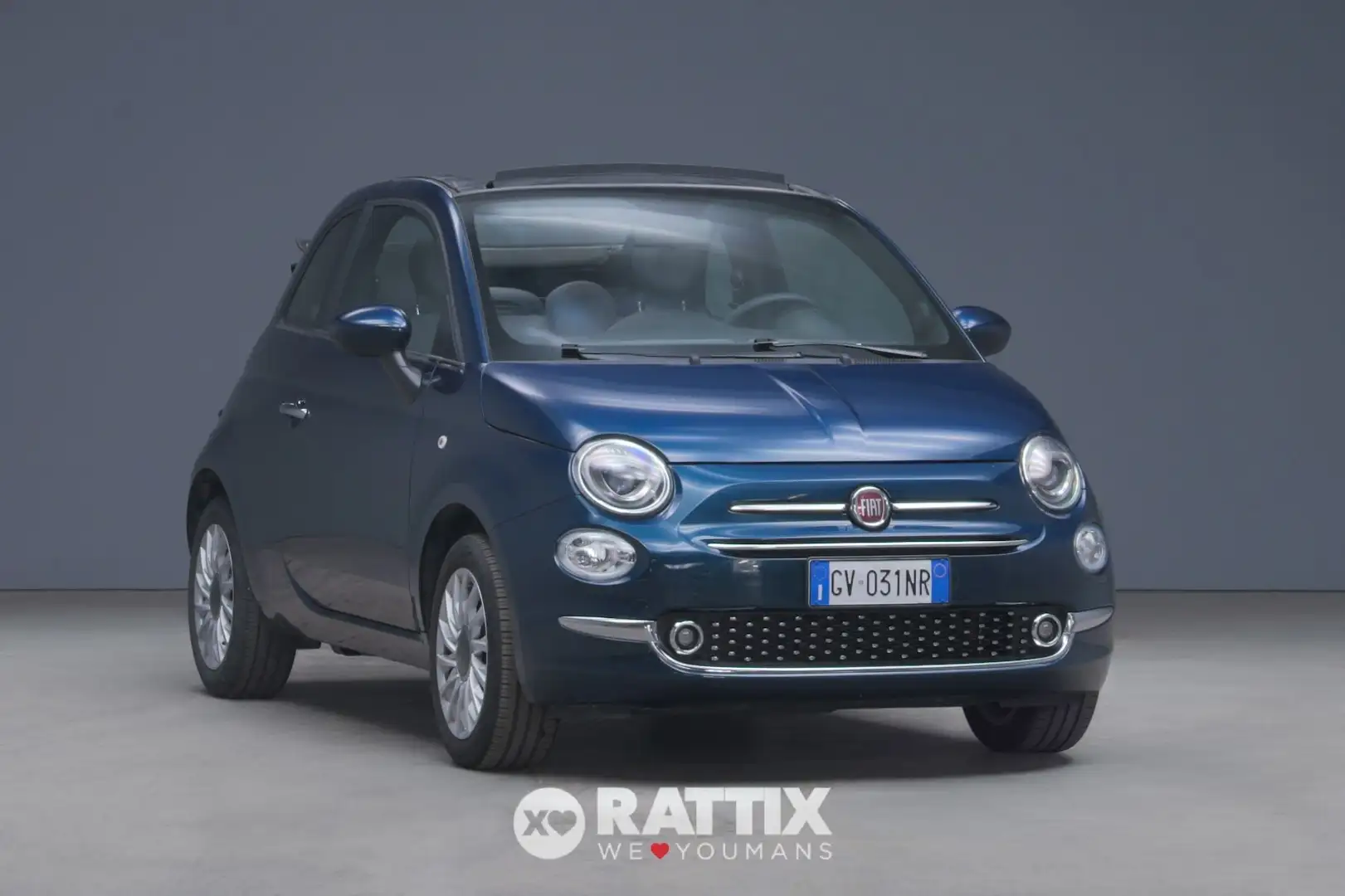 Fiat 500C 1.0 Hybrid 70CV Blau - 2