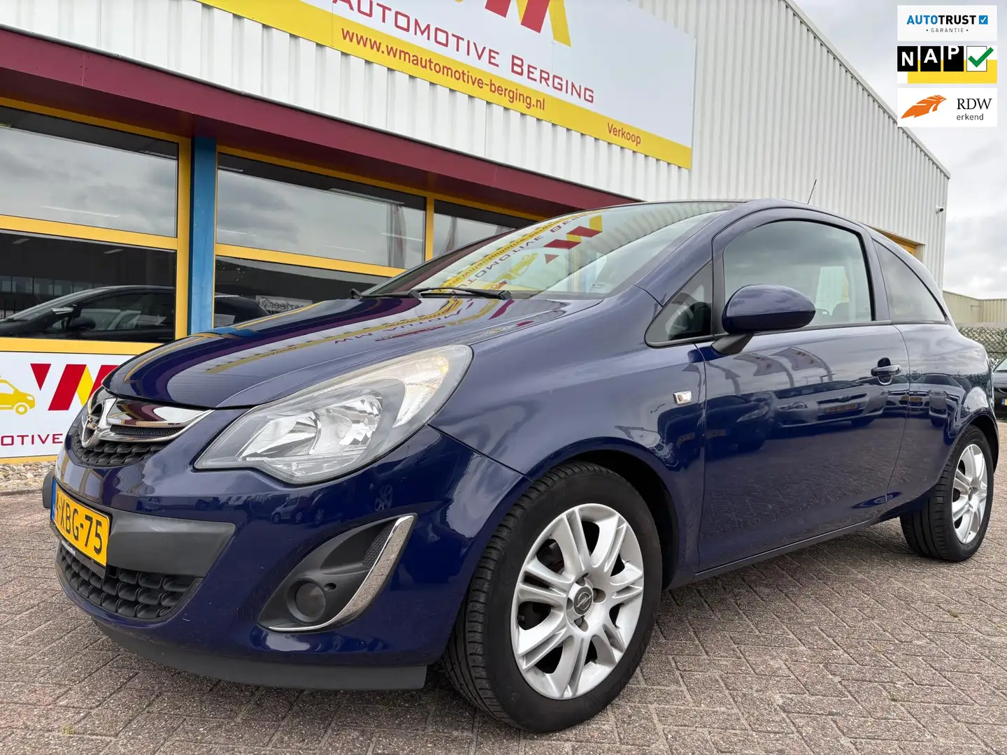 Opel Corsa 1.2-16V AIRCO APK T/M 25-6-2026 Blauw - 1