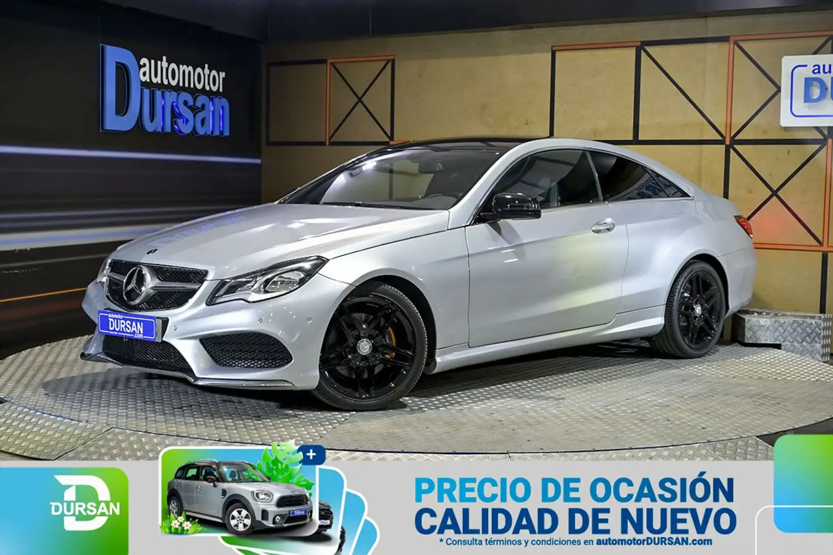 Mercedes-Benz E 220 Coupé 220CDI BE Aut. Gris - 1
