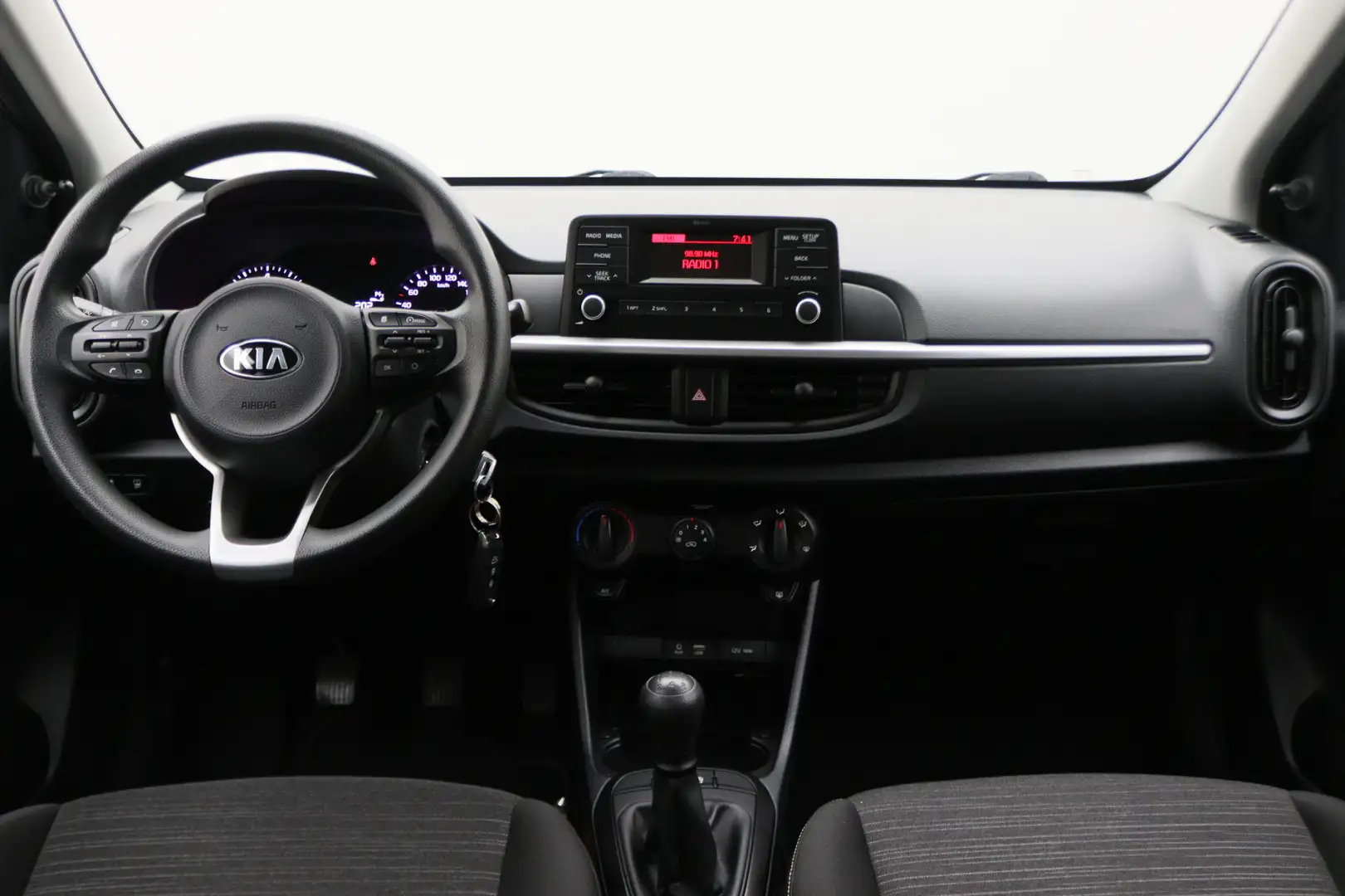 Kia Picanto 1.0 CVVT EconomyPlusLine 5-Deurs, Airco, Cruise, E Grijs - 2