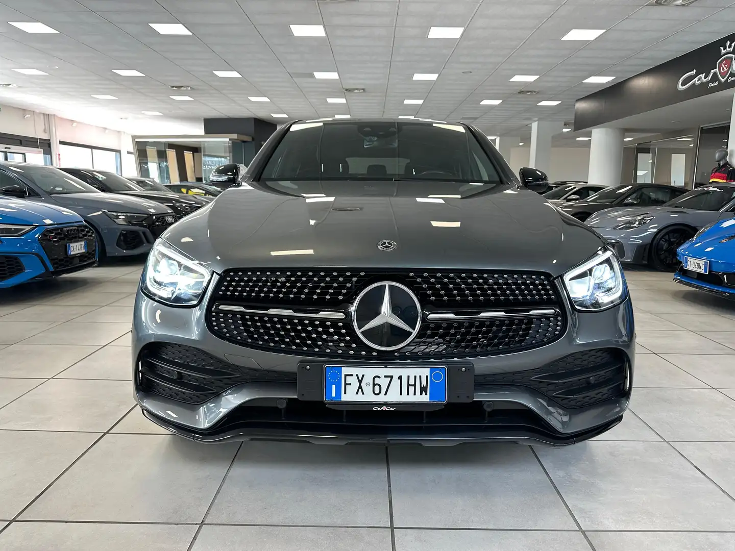 Mercedes-Benz GLC 220 Coupe d Premium 4matic auto Grigio - 2