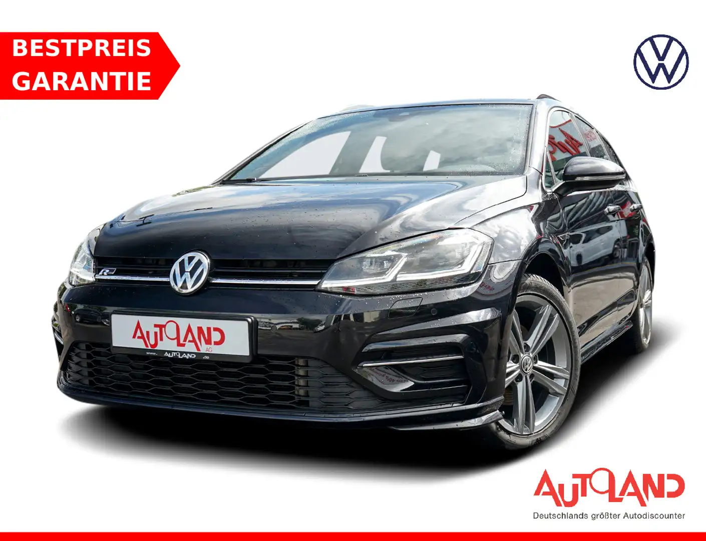 Volkswagen Golf VII Variant 2.0 TDI R-Line DSG Navi ACC PDC Noir - 1