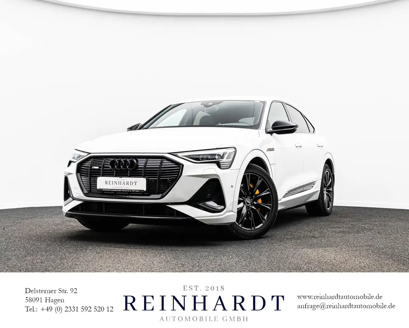 Audi e-tron SPORTBACK 50 2x S LINE BLACK EDITON/KAM. Blanc - 1