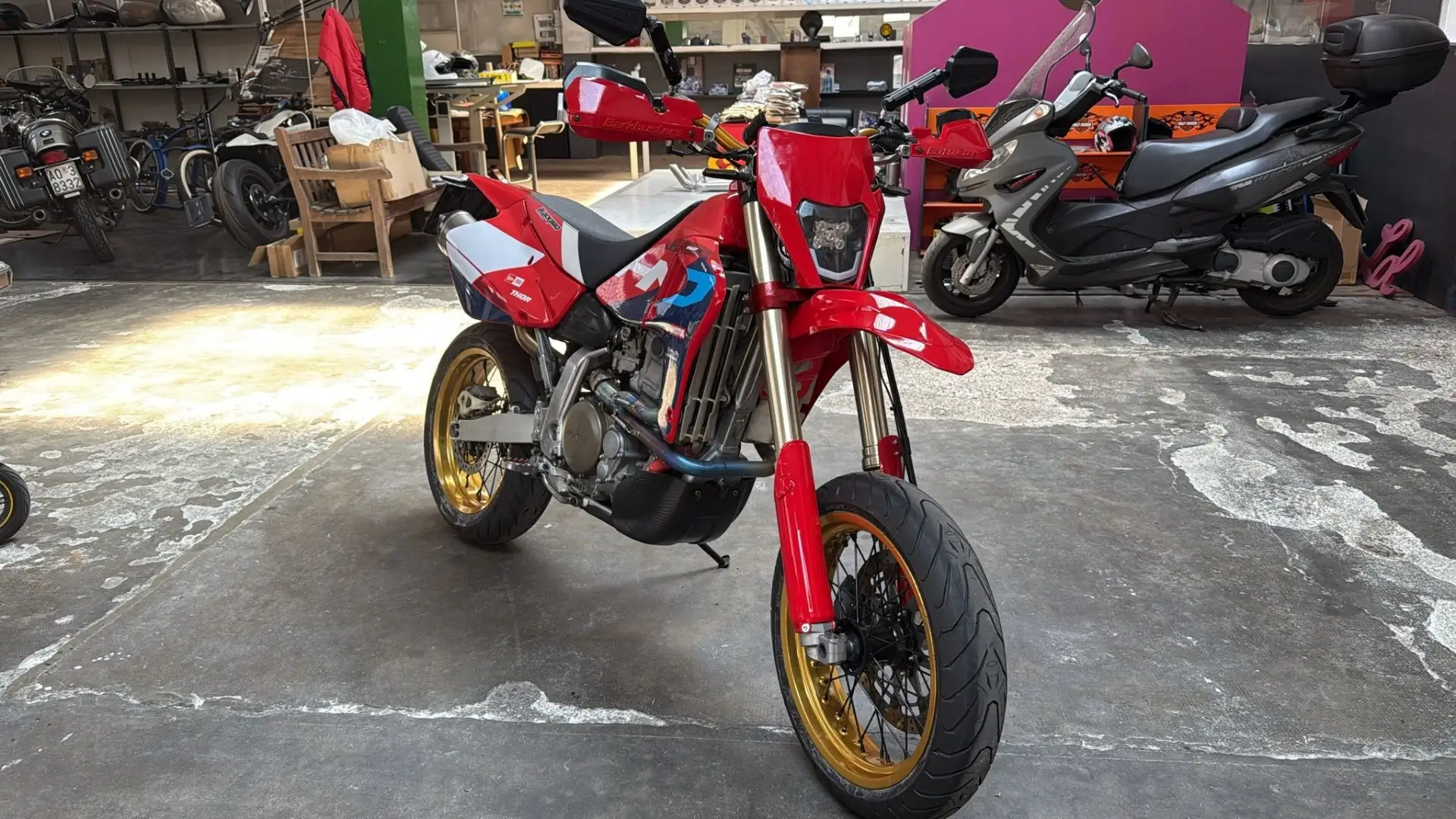 Honda XR 650 MOTARD / ENDURO Rosso - 1