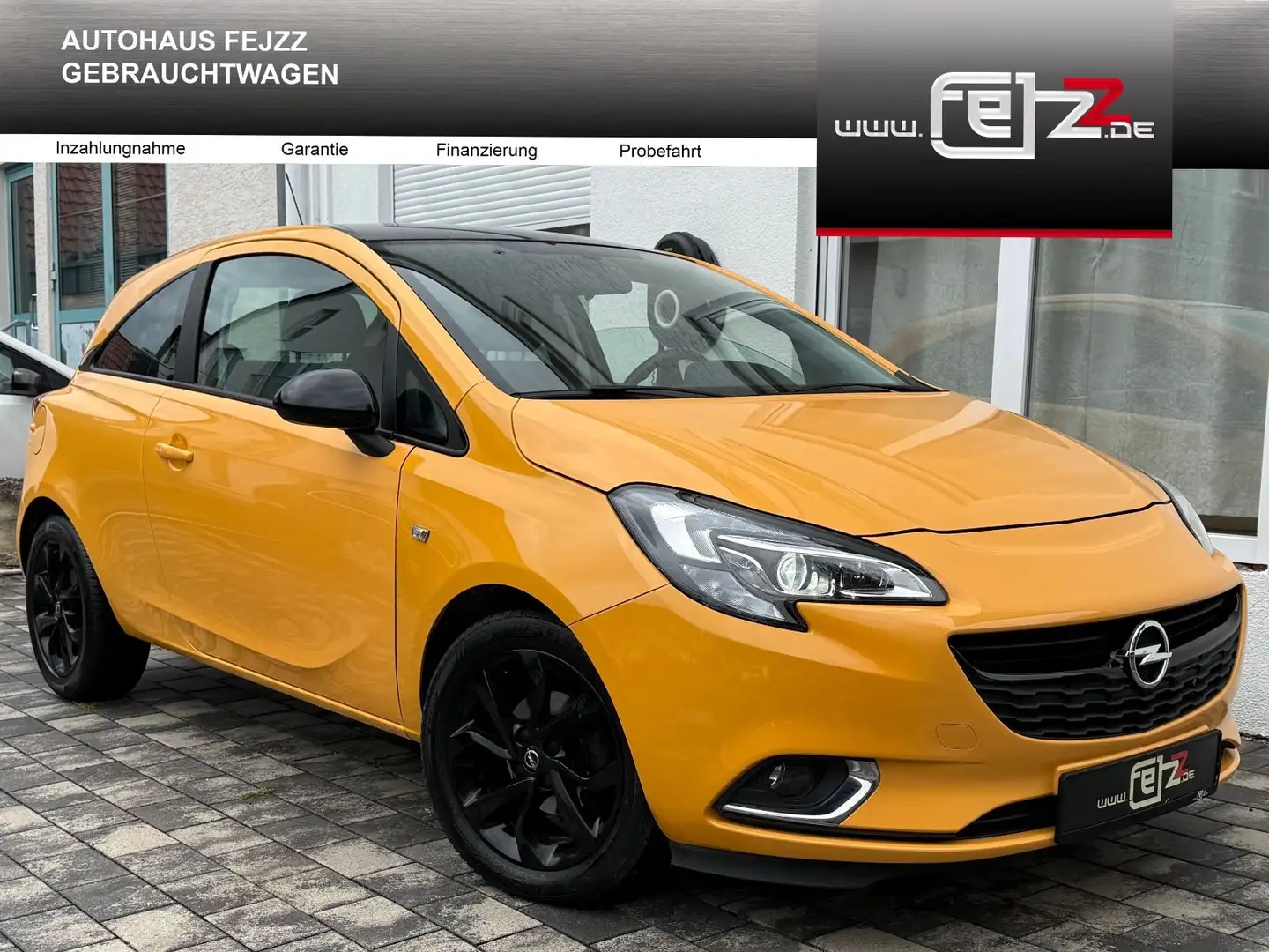 Opel Corsa 1.4 #Garantie #1.Hand Gelb - 1