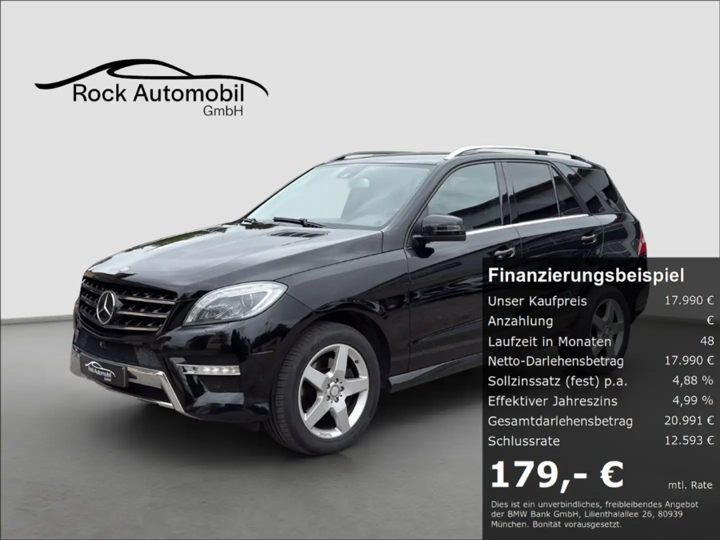 Mercedes-Benz ML 350 CDI 4M 7G-TRONIC AMG Line AHK Standhzg Schwarz - 1