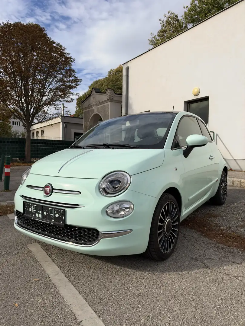 Fiat 500 0,9 TwinAir Turbo 85 Lounge *Pickerl & Service NEU Grün - 1